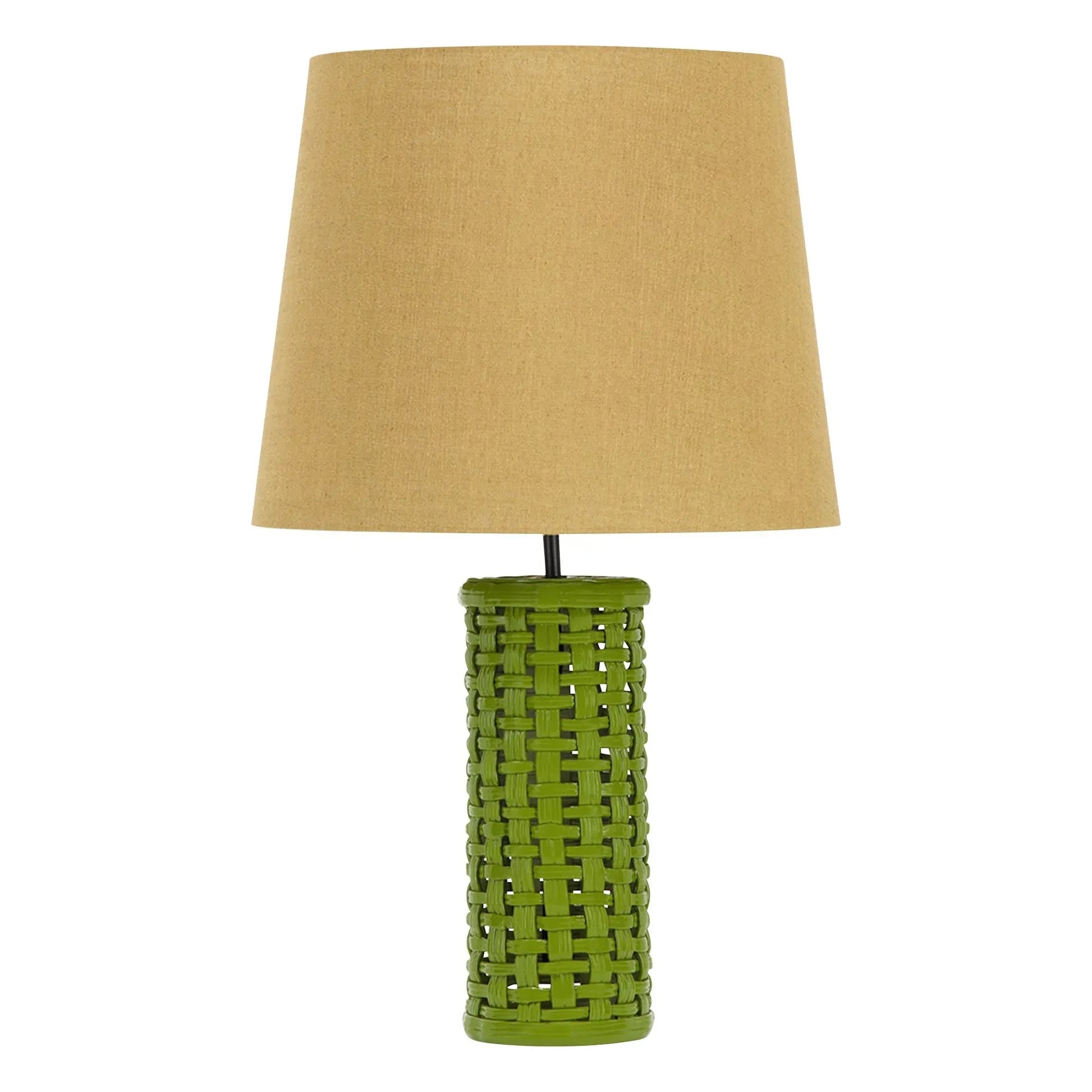 House of Capricorn - Cesta ceramic lamp base | Green