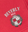 Red Beverly Hills Crest Sweatshorts