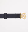 Black Calfksin Anagram Belt