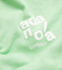 Green Cotton Logo Sweatshirt
