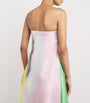 Multi Silk Bandeau Aura Maxi Dress