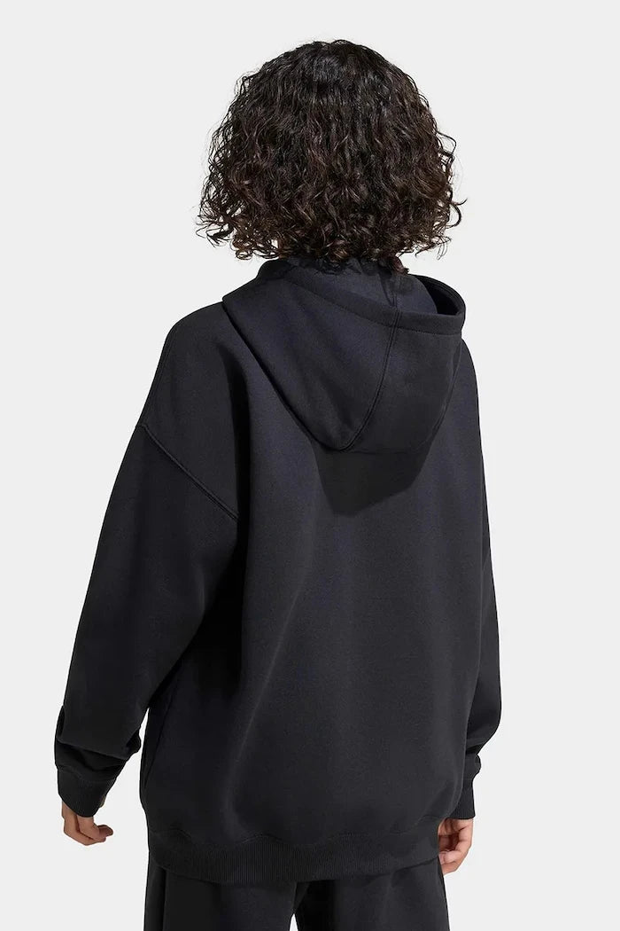 adidas Originals çocuklar için pamuklu fermuarlı kapüşonlu sweatshirt