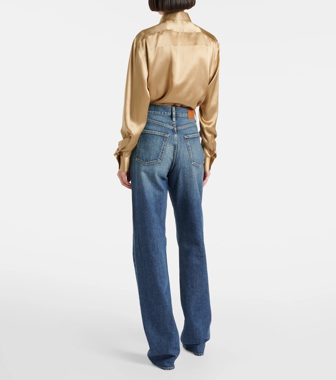Ralph Lauren Collection - بنطلون جينز نوفاه بقصة مستقيمة