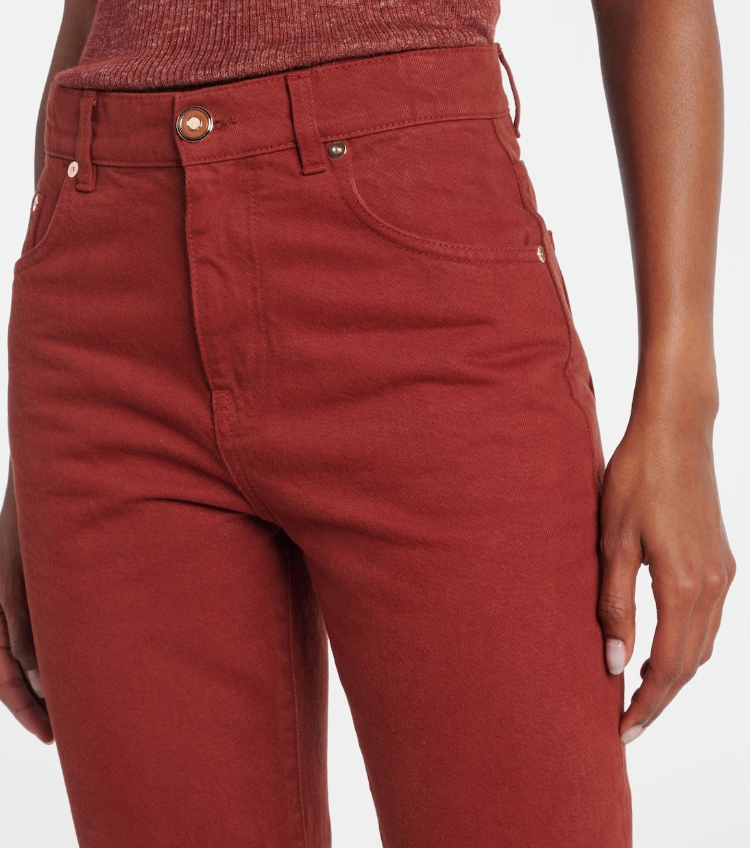 Gabriela Hearst - Willa high-rise bootcut jeans