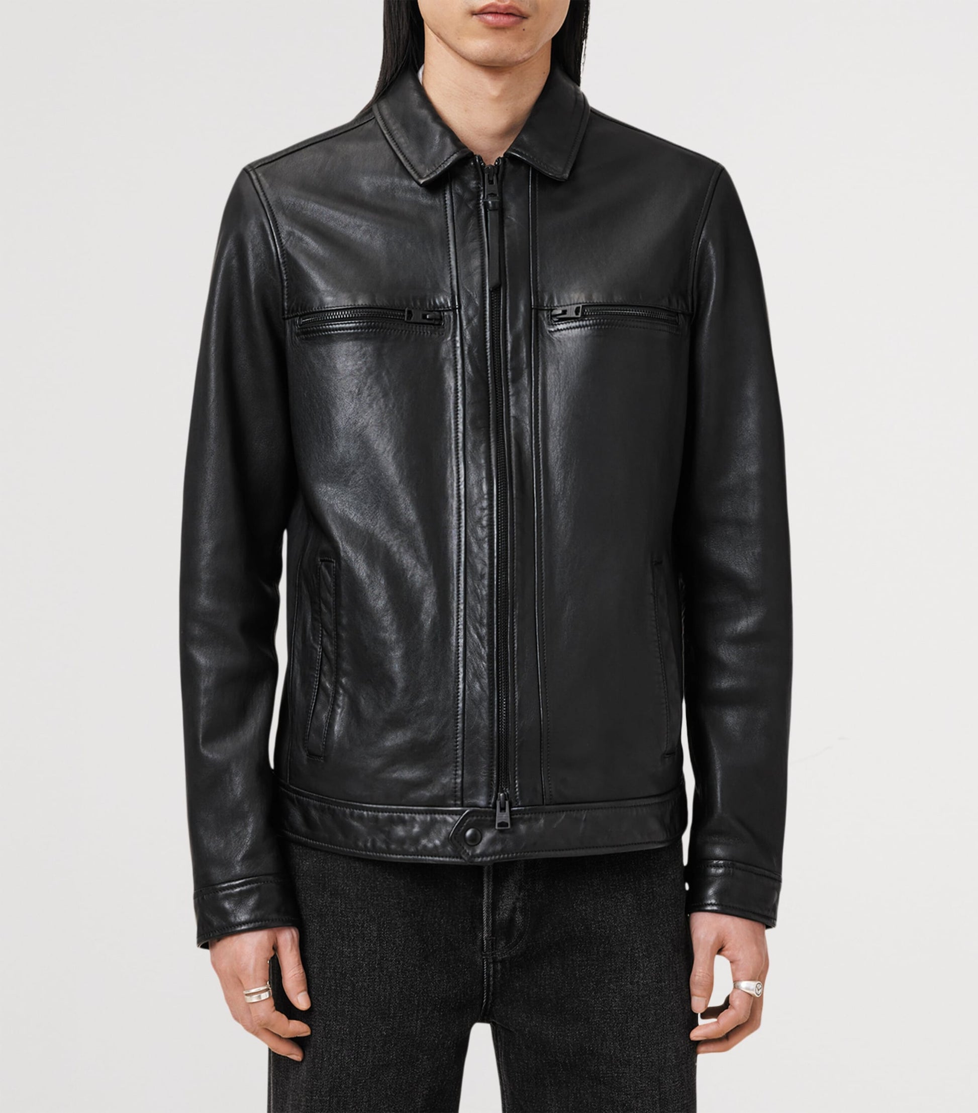 Black Leather Luck Jacket