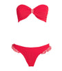 Gingham-Trim Jean Bikini RED/RED GINGHAM