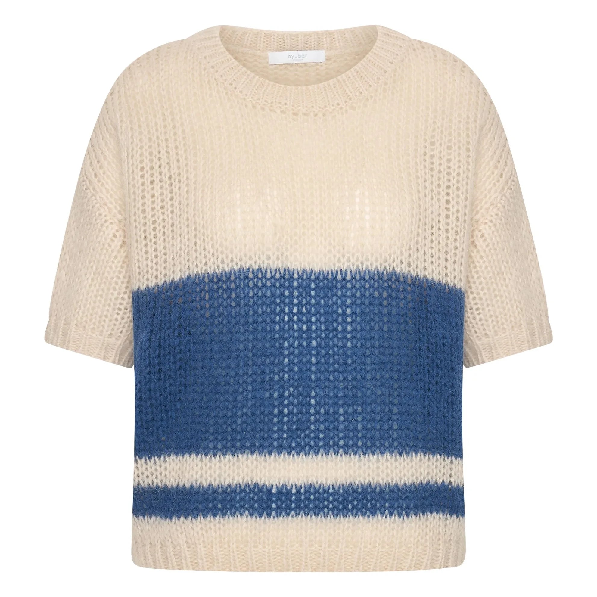 By Bar - Nino Stripes Sweater | Navy blue
