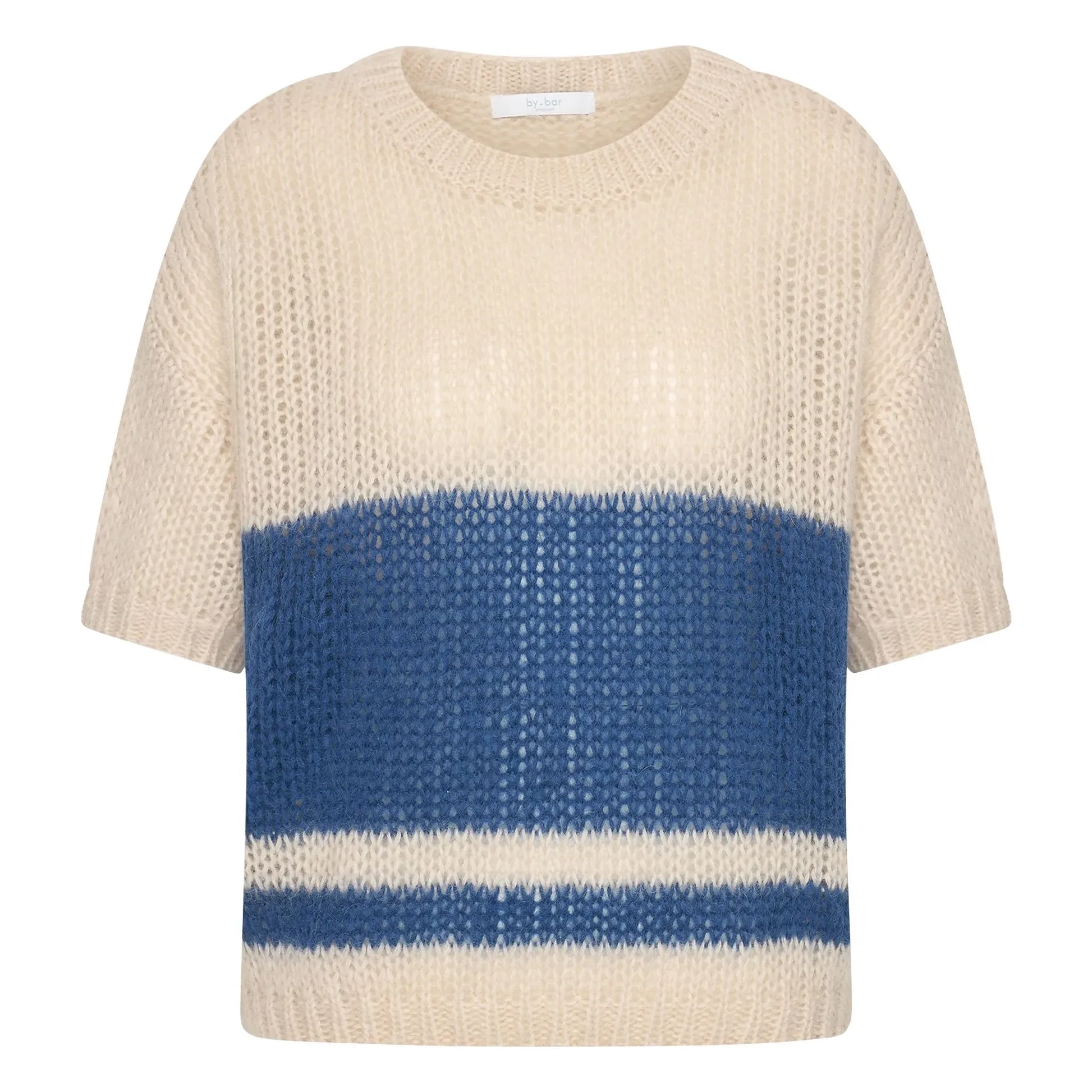 By Bar - Nino Stripes Sweater | Navy blue
