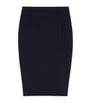 Blue Cady Colonna Midi Pencil Skirt