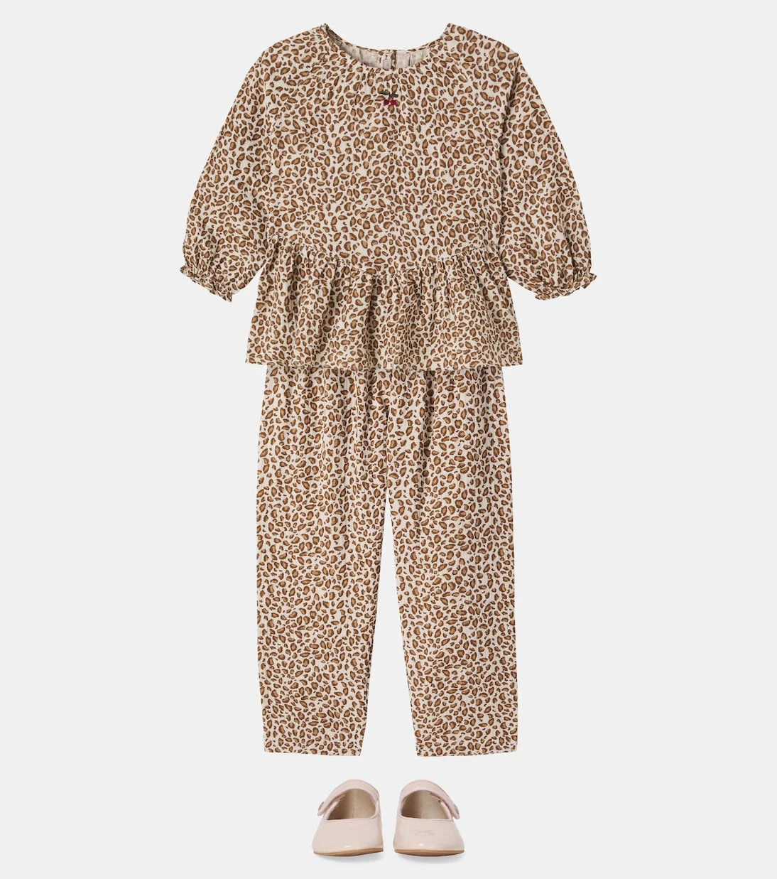 Konges Sløjd - Coco leopard-print cotton blouse