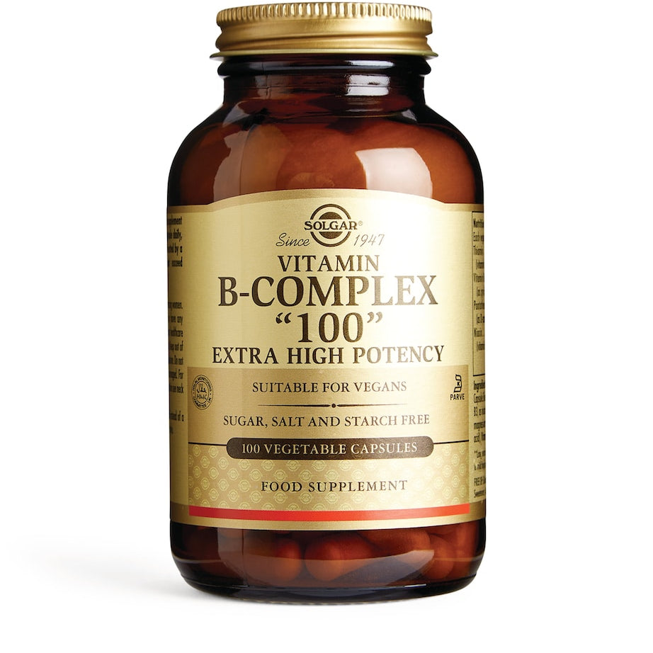 Vitamin B-Complex "100" Extra High Potency (100 Capsules)