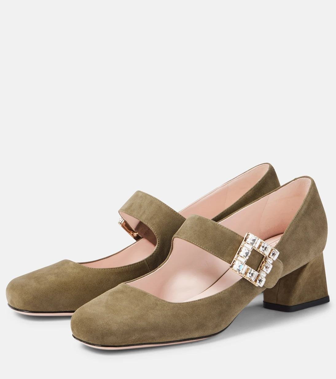Roger Vivier - Trés Vivier 45 suede pumps