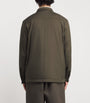 Green Water-Resistant Ecoage Bomber Jacket