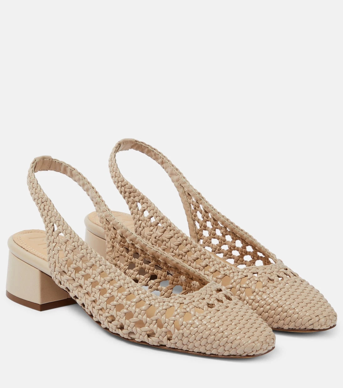 Souliers Martinez - Nova Tarragona leather slingback pumps