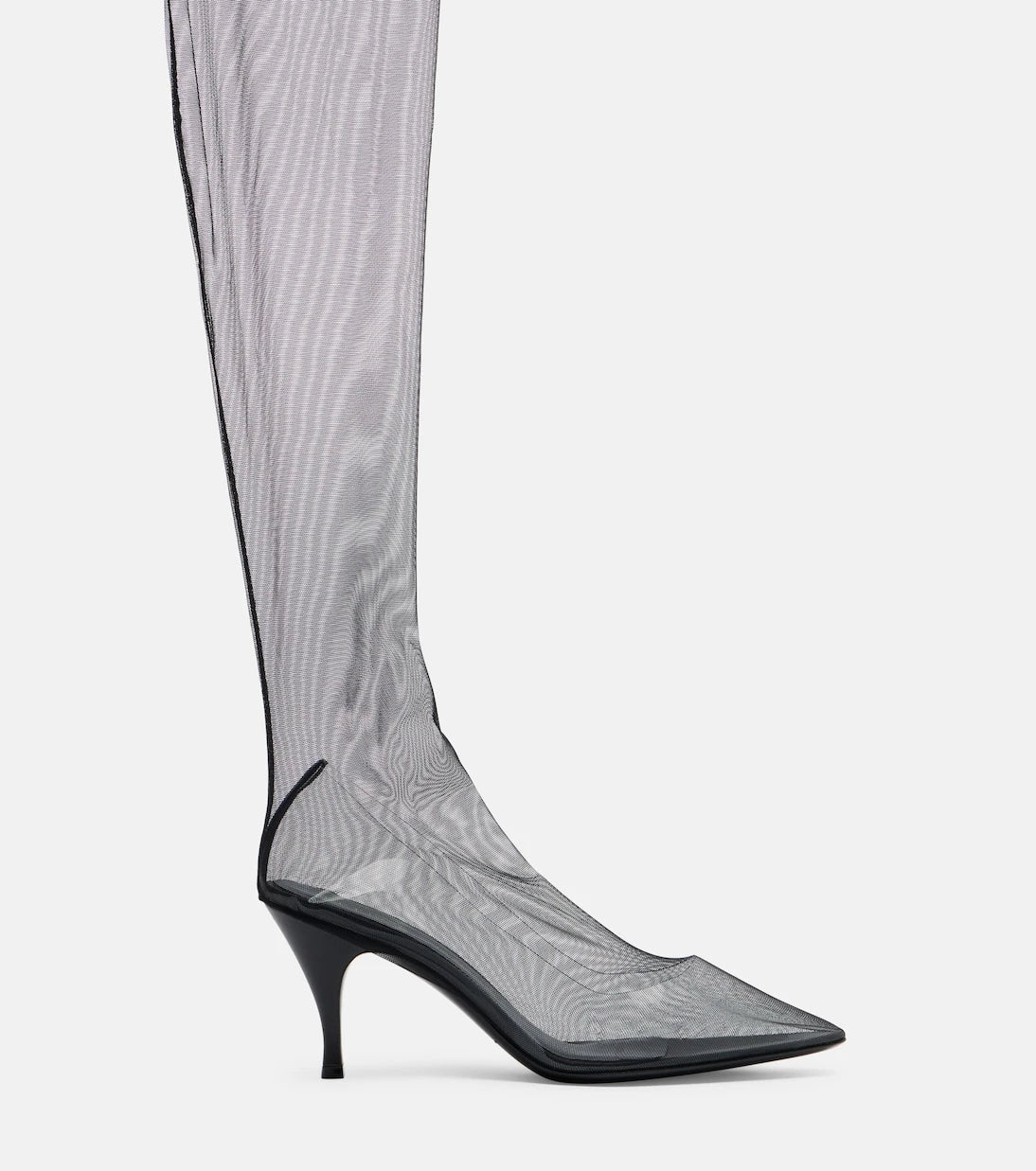 Herbert Levine - Sheer Perfection mesh over-the-knee boots