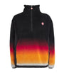 Multi Gradient Zip-Up Fleece