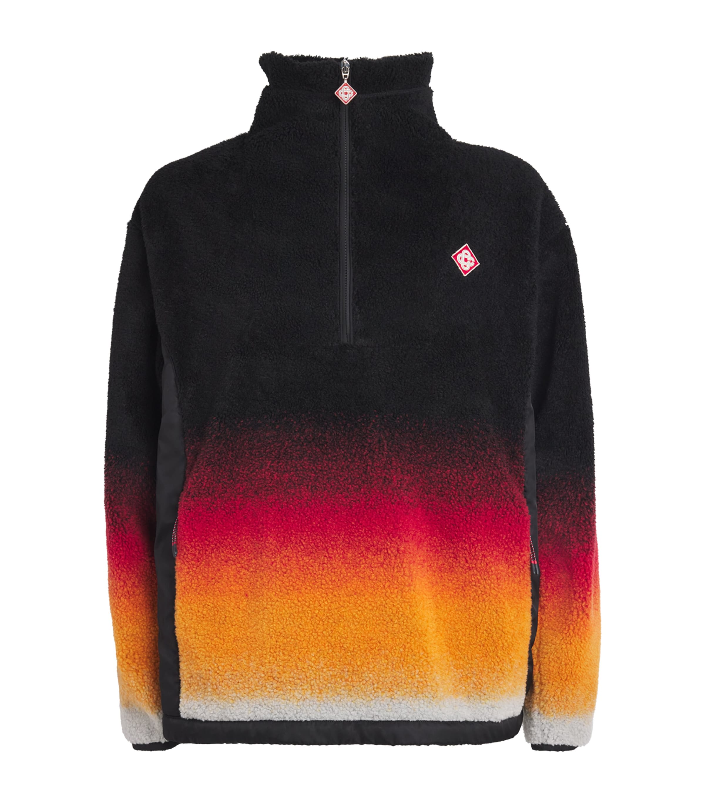 Multi Gradient Zip-Up Fleece