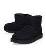 Black Classic Mini Suede Boots