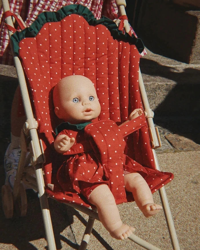 Konges Sløjd Количка за кукли за деца от памук FRAISE DOLL STROLLER
