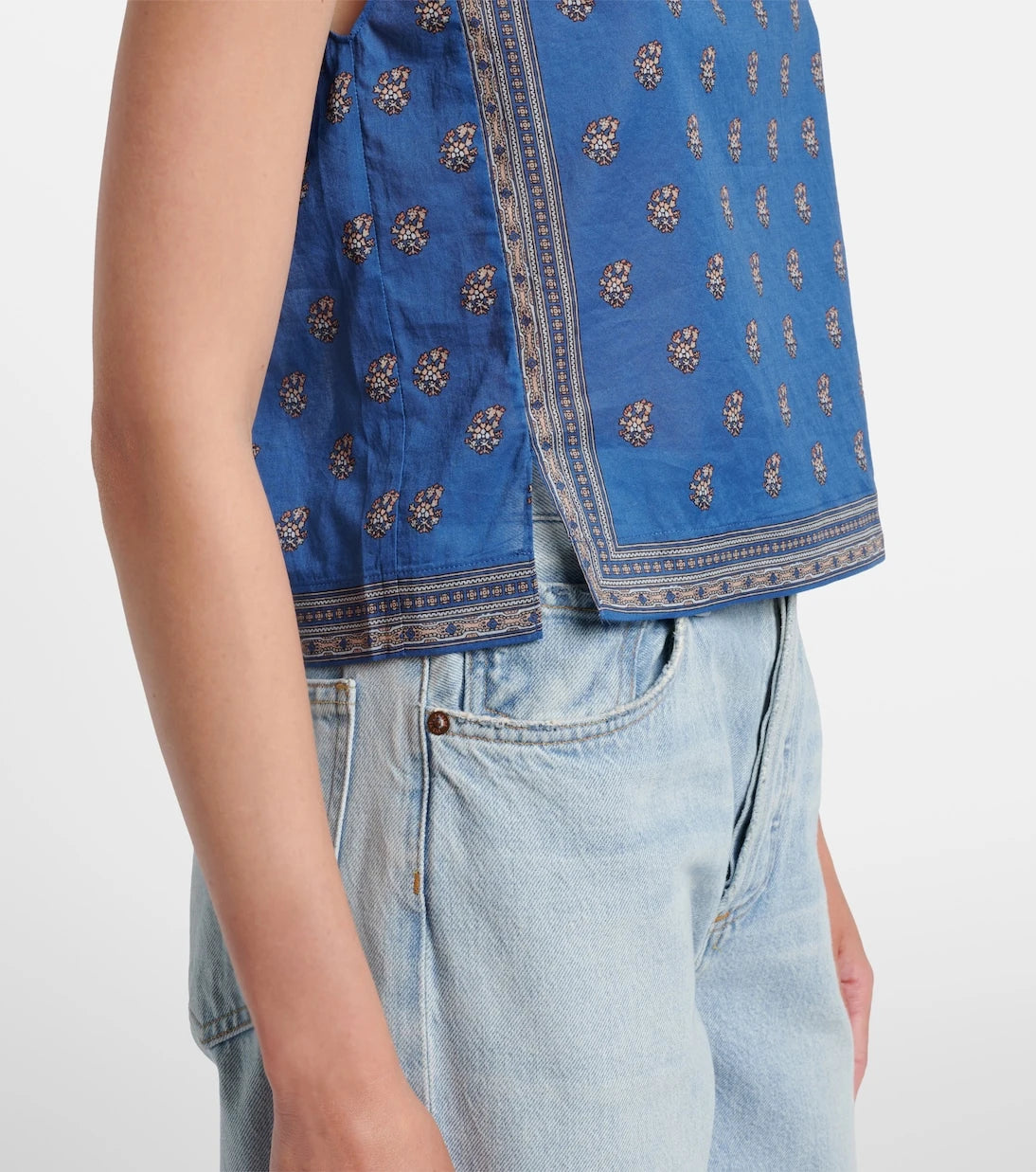 Dôen - Amalia printed cotton top