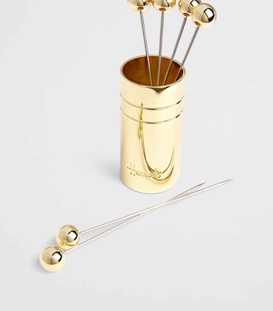 Stainless Steel Olive Picks (Set of 6)