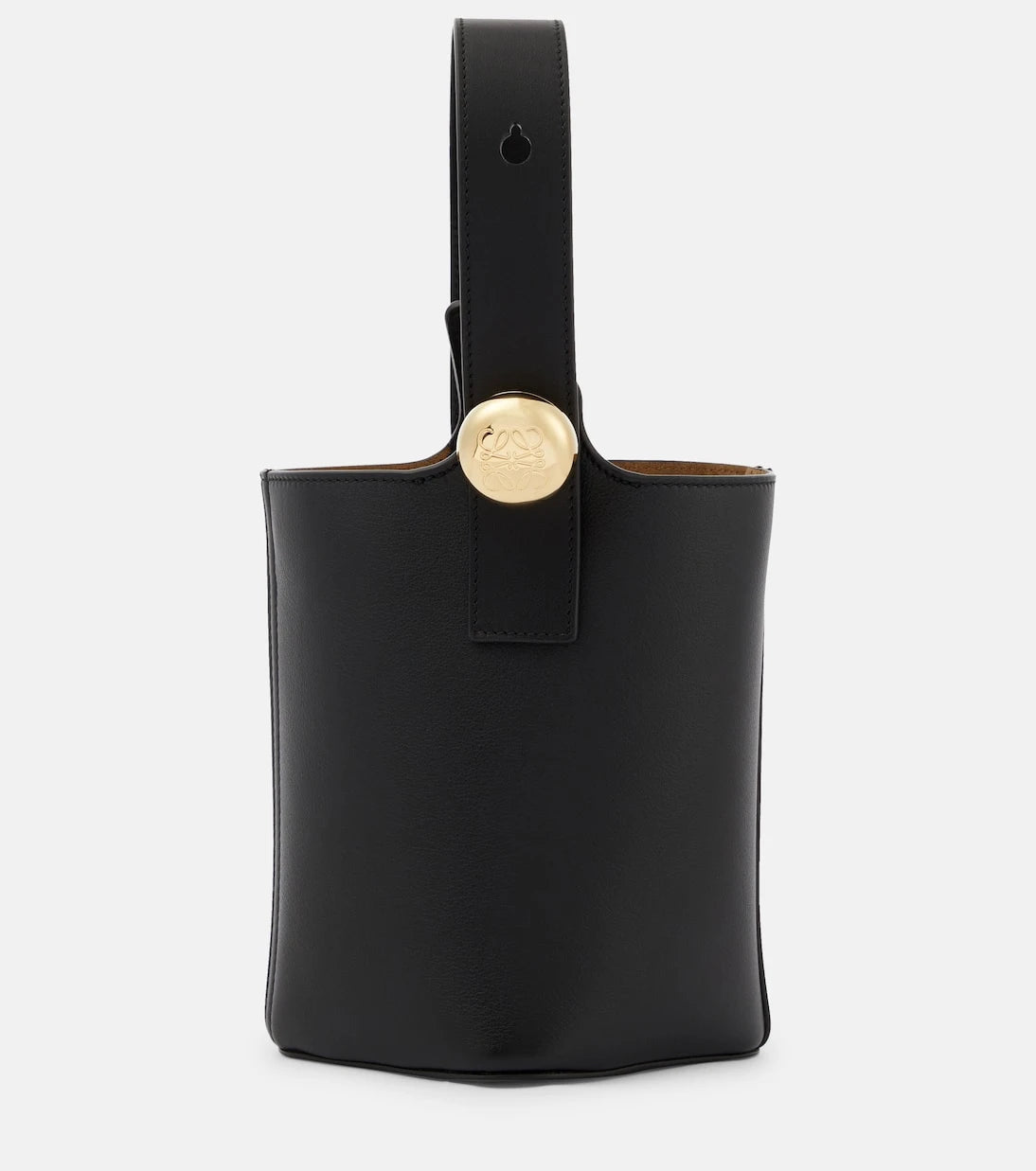 Loewe - Pebble Mini leather bucket bag