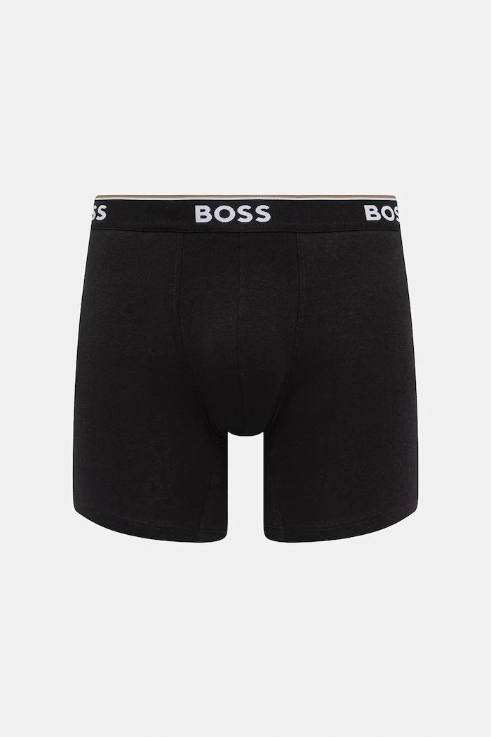 BOSS Erkek Pamuklu Elastan Boksör 3'lü