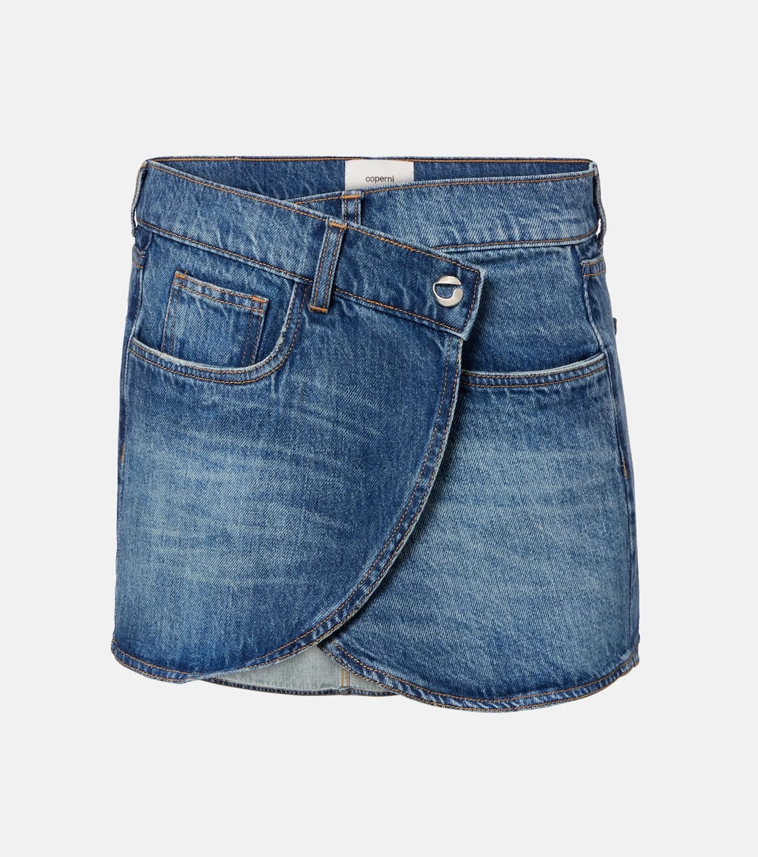Coperni - Denim kruvaze etek