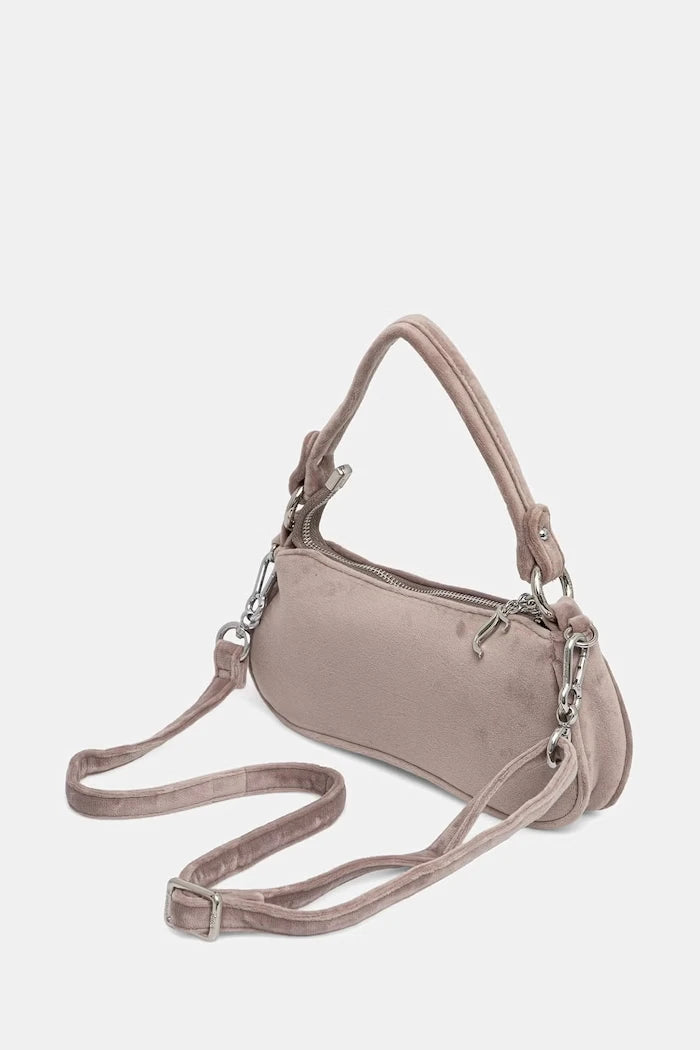 Juicy Couture kadın kadife crossbody çanta Kimberly