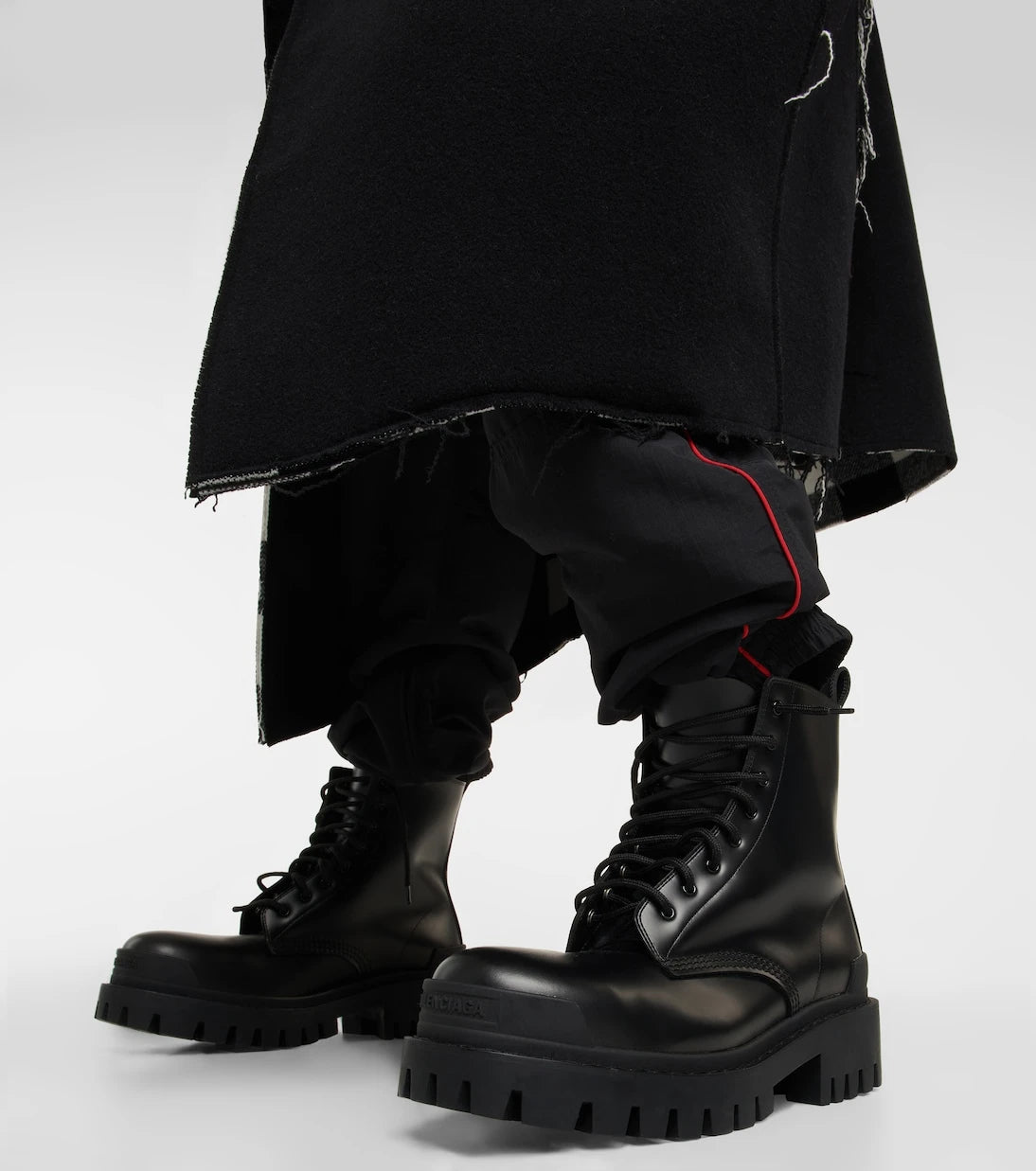 Balenciaga - Strike leather ankle boots