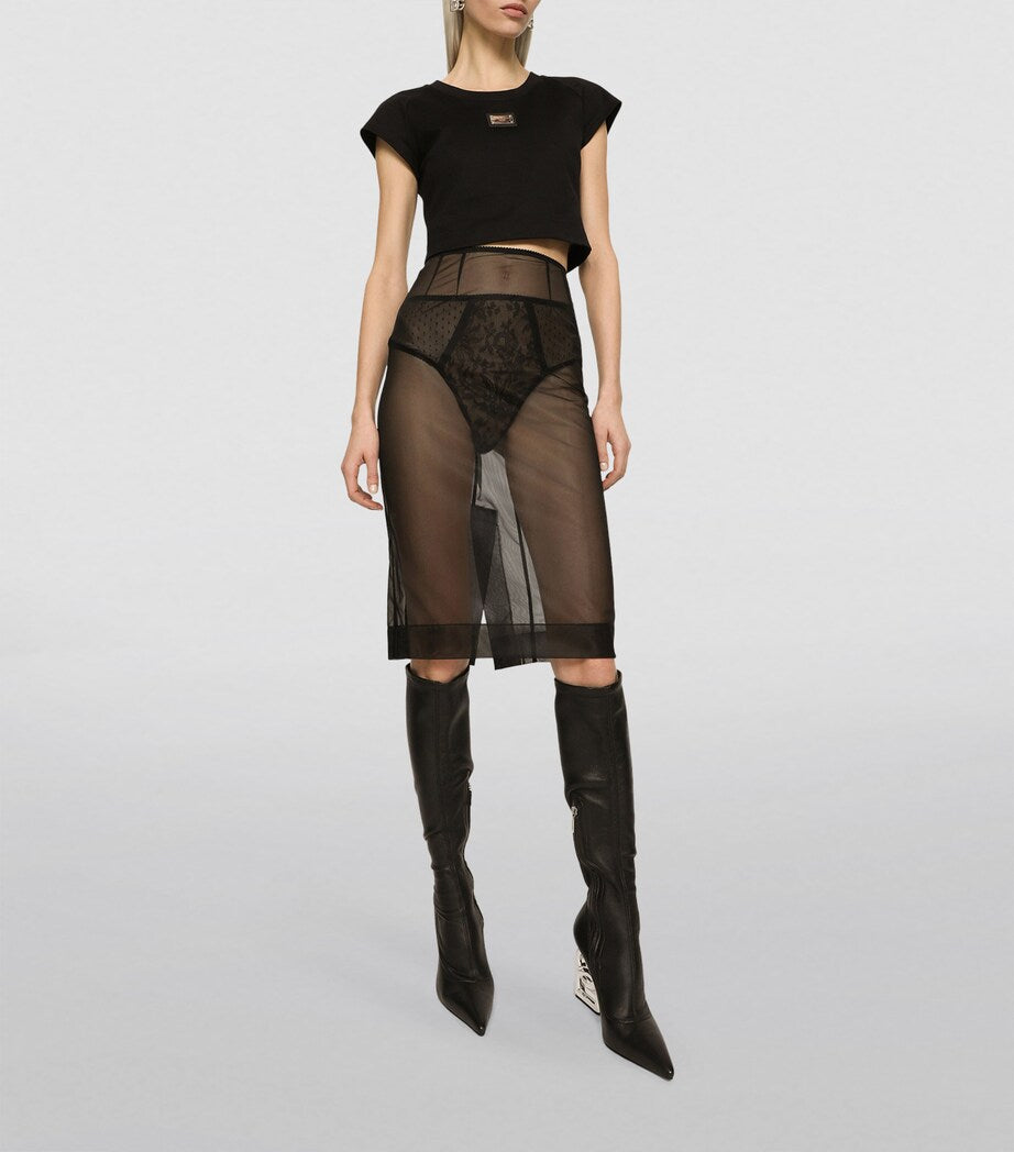 Multi Cropped T-Shirt