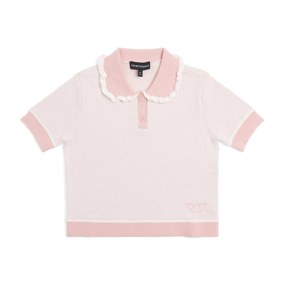 Emporio Armani Kids Knitted Polo Shirt (4-14 Years)
