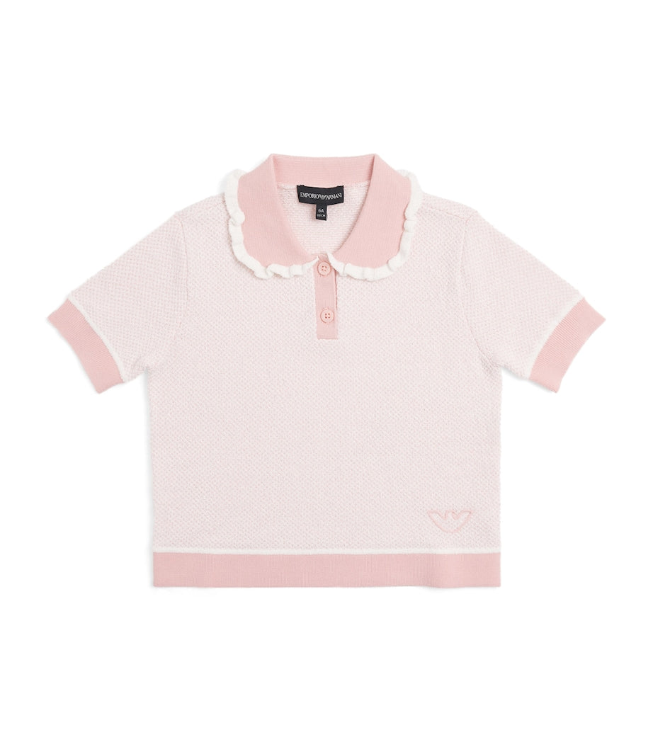 Emporio Armani Kids Knitted Polo Shirt (4-14 Years)