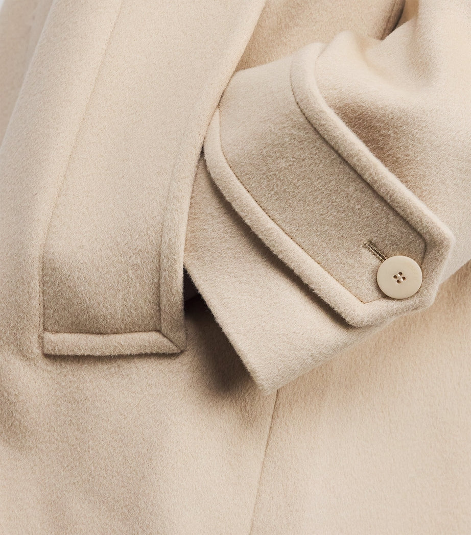 Beige Wool-Cashmere Loti Coat