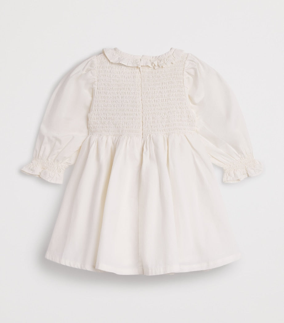 Shirley Bredal Embroidered Smocked Adele Dress (12 Months - 4 Years)