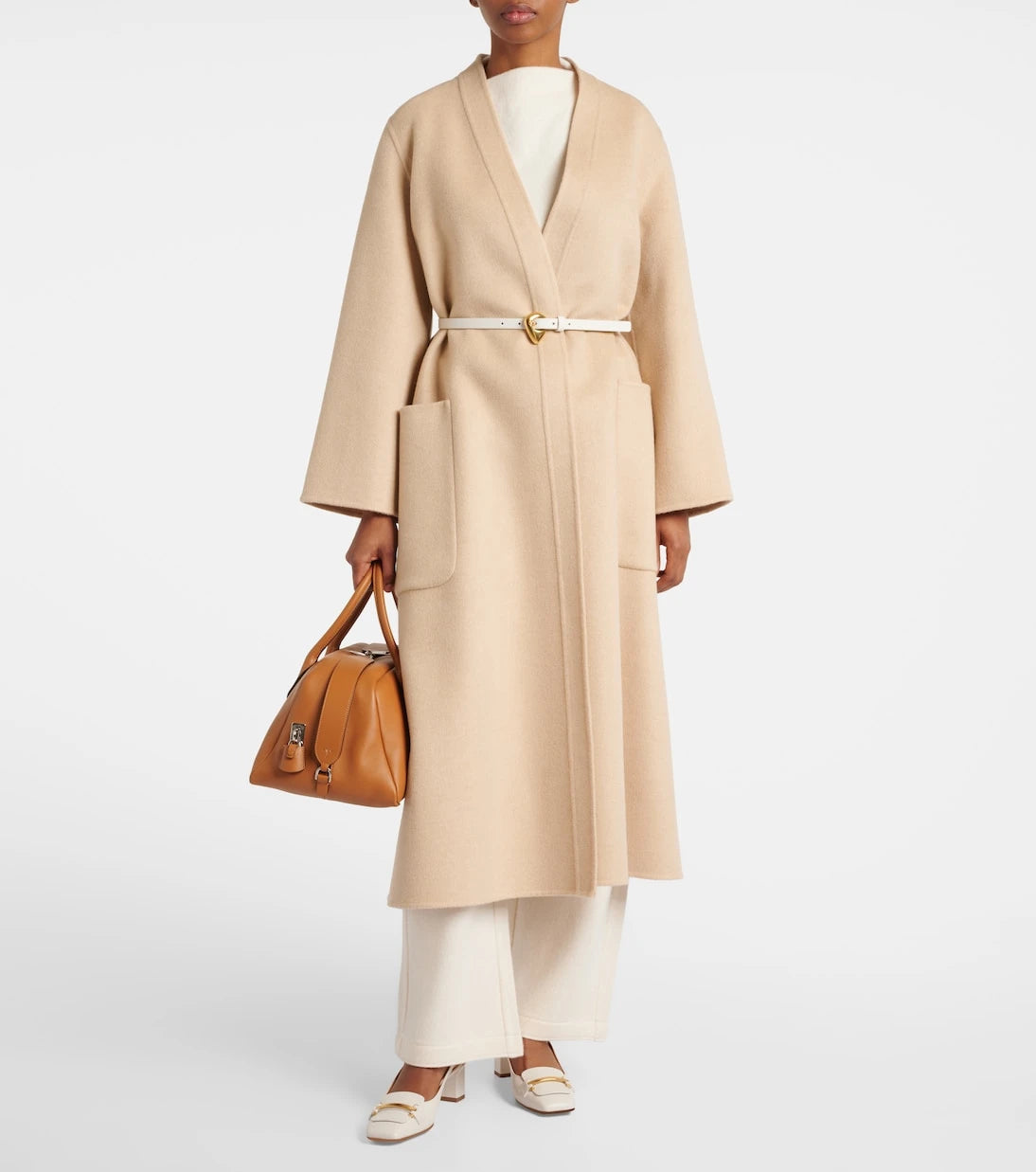 Tod's - Leather slingback pumps