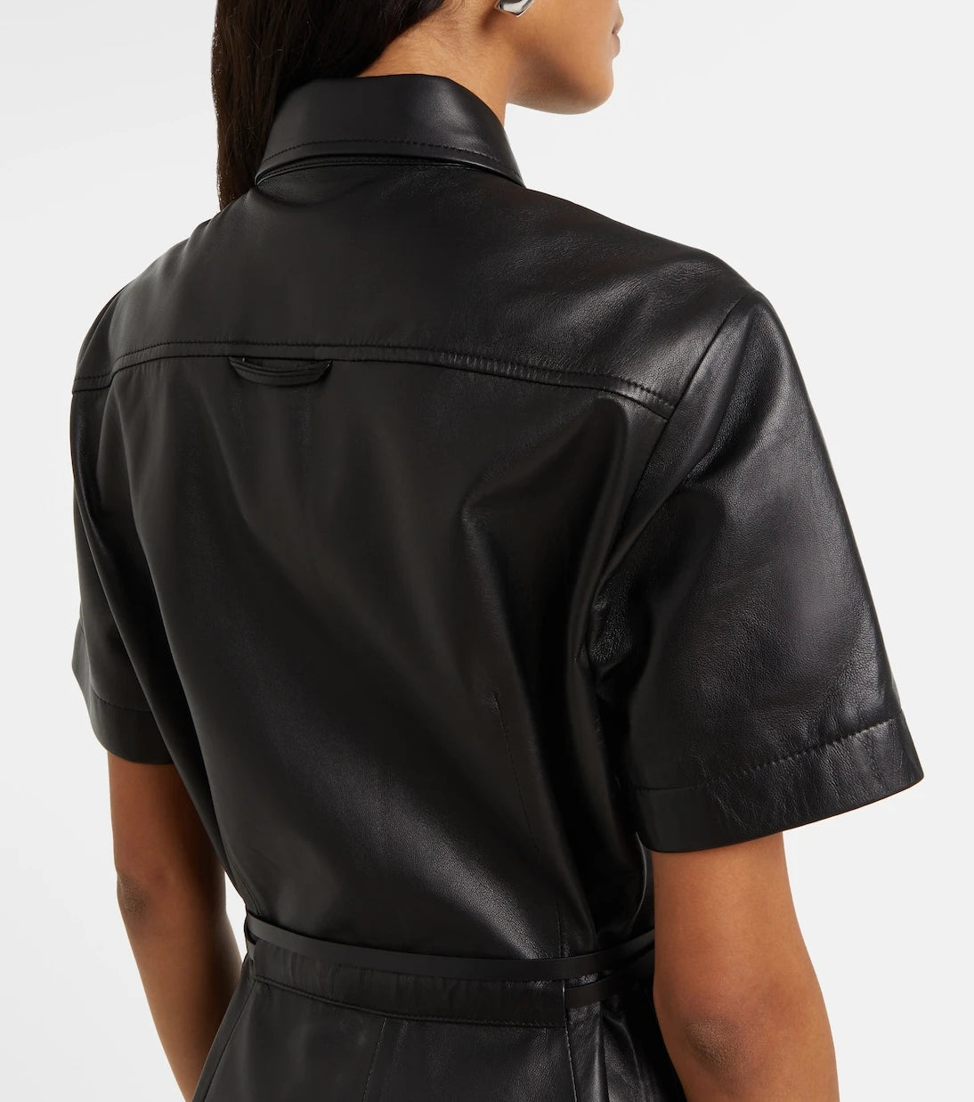 Altuzarra - Kiera leather shirt dress