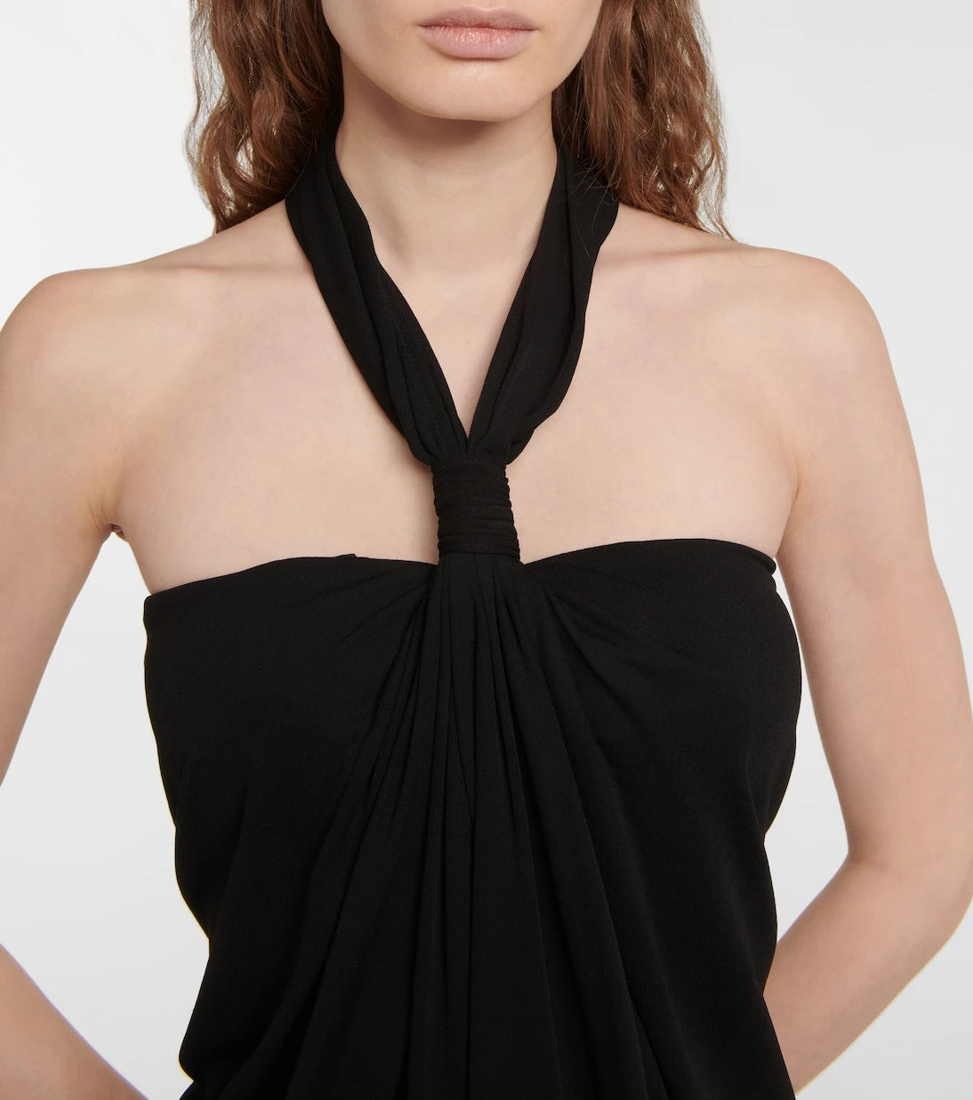 Loewe - Halterneck crêpe jersey top