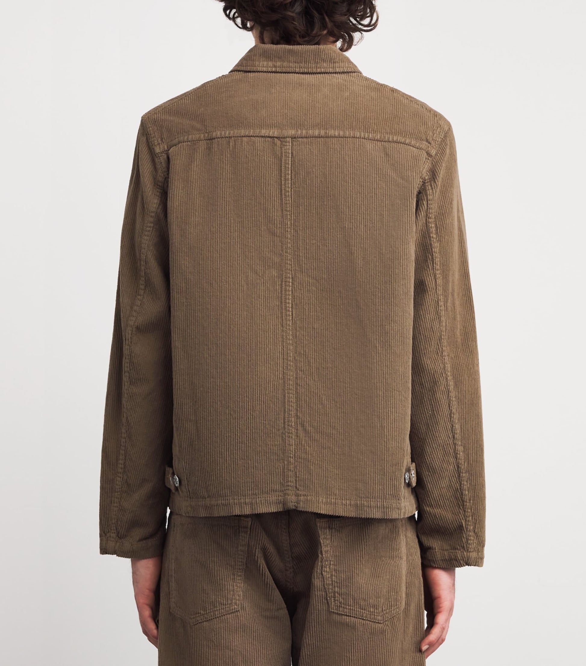 Sunflower Beige Cotton Corduroy Jacket