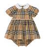Burberry Kids Cotton Check Dress with Bloomers (1-18 Months)