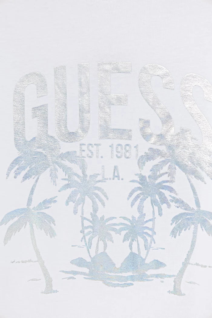 Guess Çocuklar için pamuklu elastanlı tişört