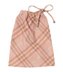 Burberry Pink Check Side-Tie Bikini Briefs