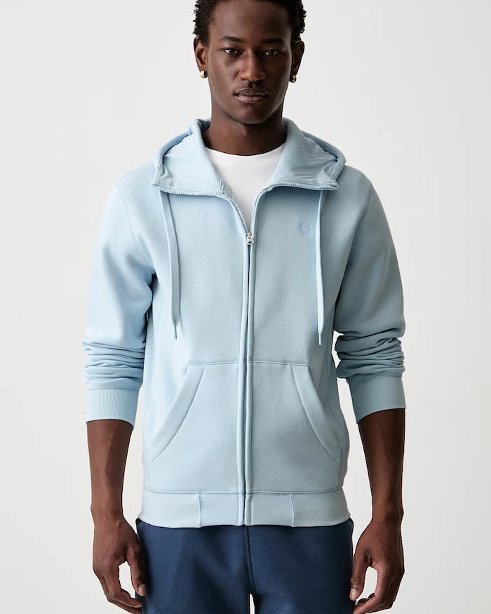 G-Star Erkek Pamuklu Fermuarlı Kapüşonlu Sweatshirt Premium Core