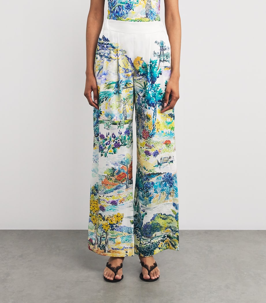 Multi Printed Varenne Beach Trousers