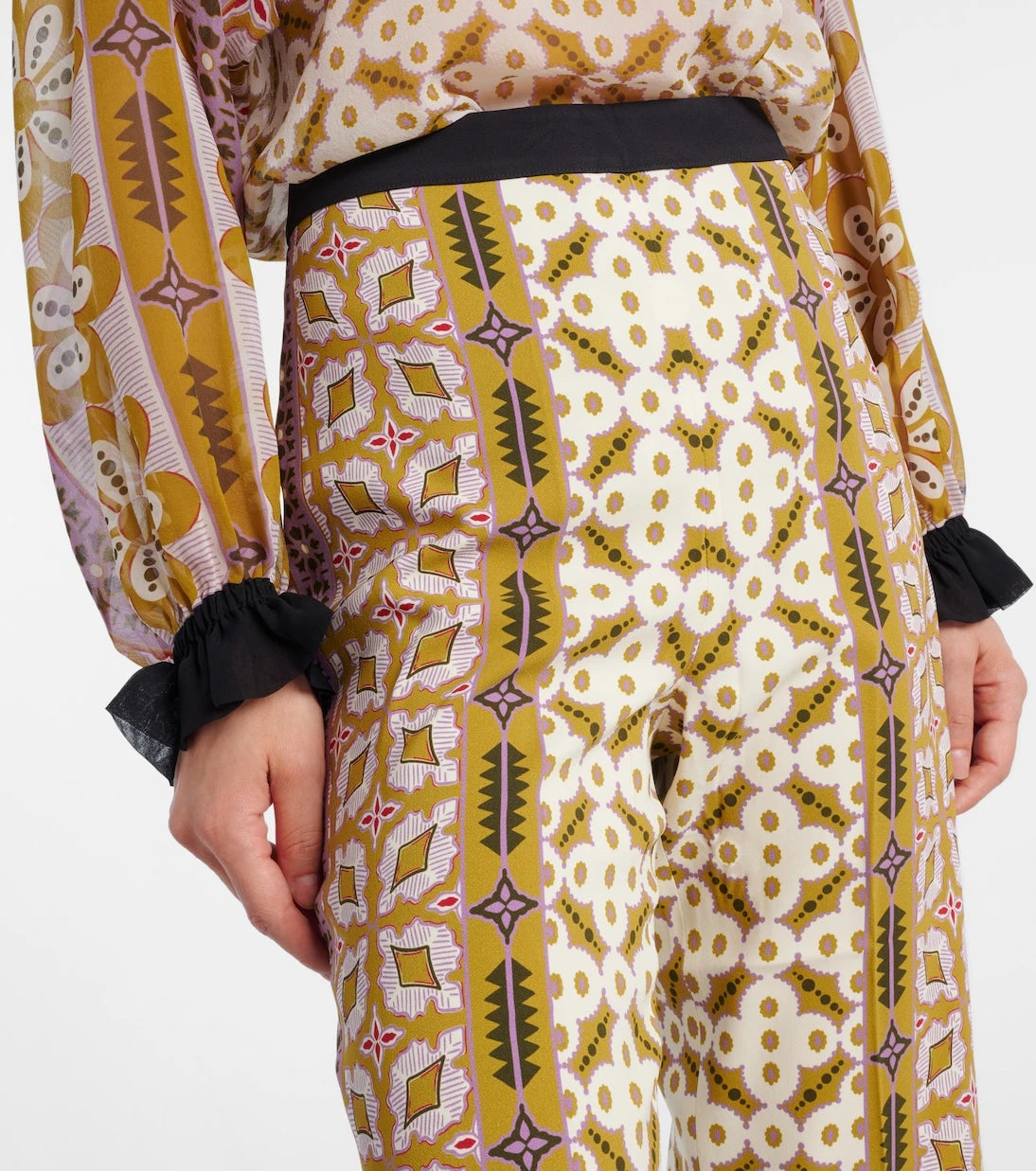La DoubleJ - Printed straight pants