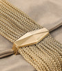 Jimmy Choo Gold Zandra Leather-Brass Clutch Bag