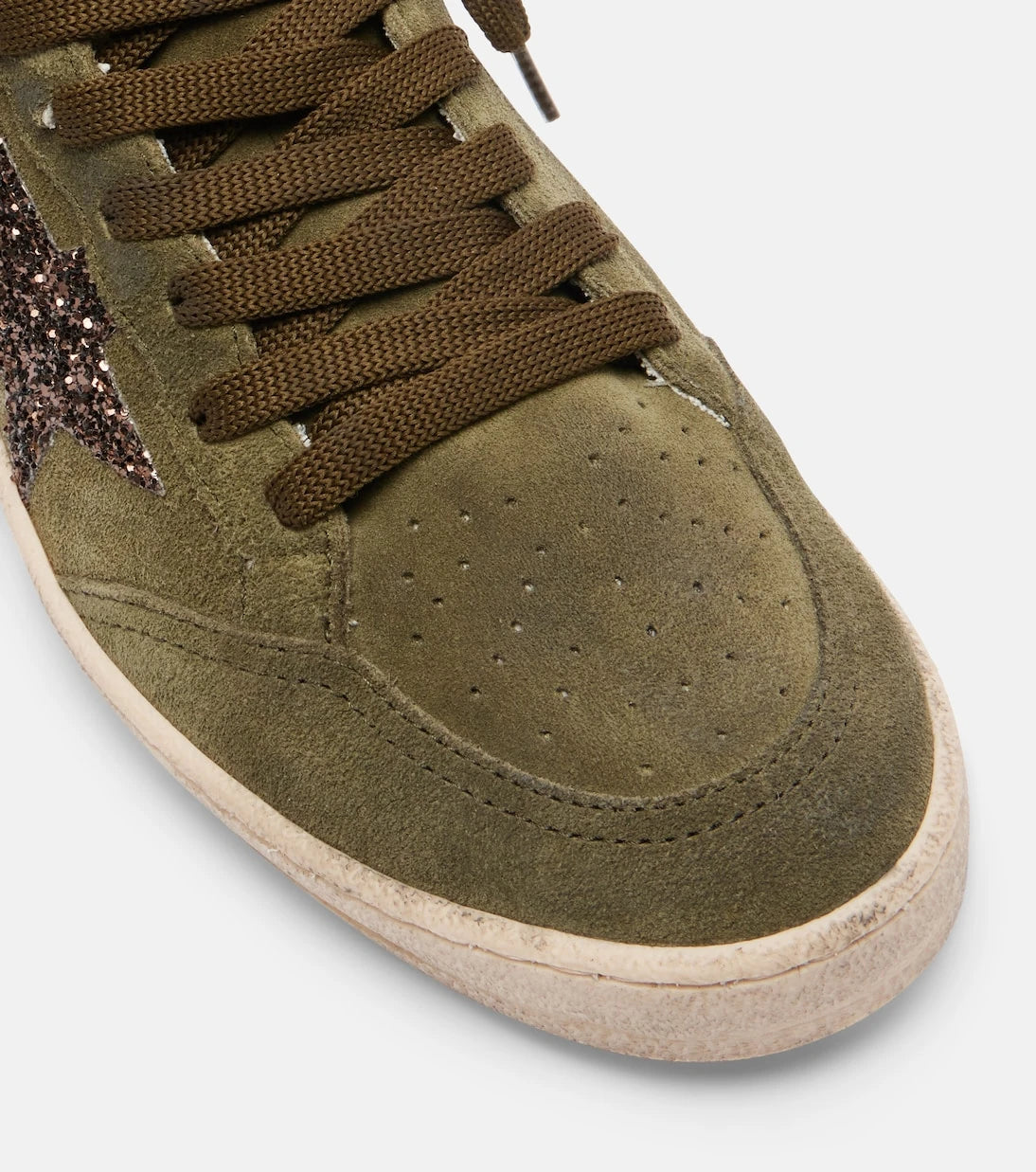 Golden Goose - Ball Star glitter suede sneakers