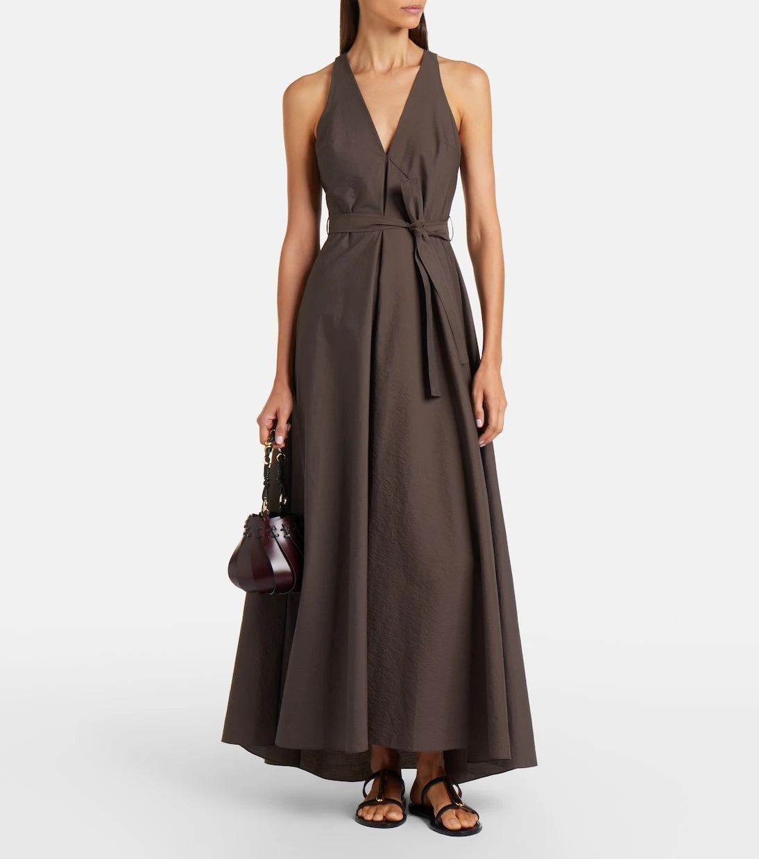 Amanu - Burundi Mini leather bucket bag