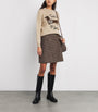 Weekend Max Mara Beige Jacquard Dog Sweater