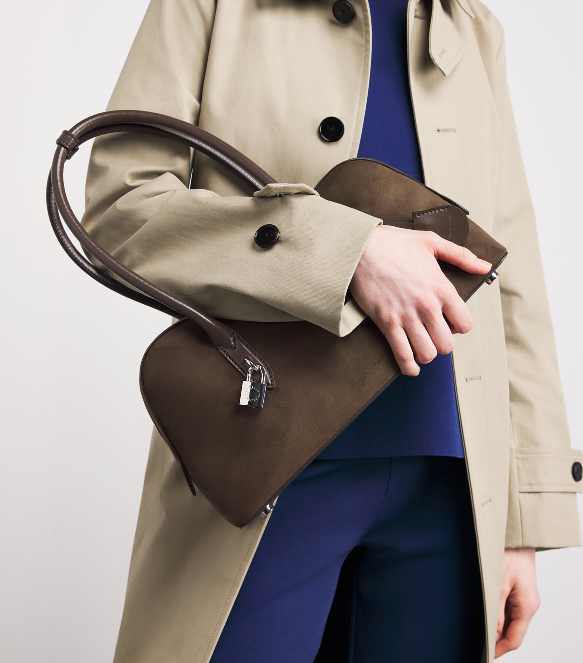 Stella McCartney Vegan Suede Ryder Shoulder Bag